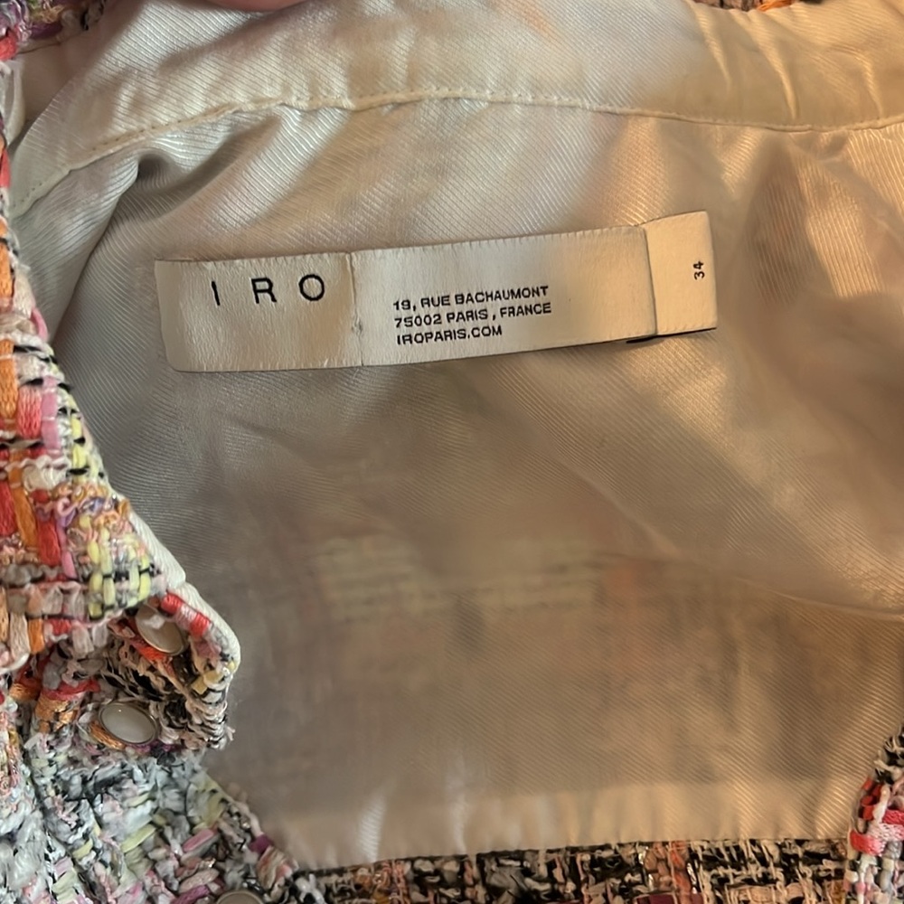 IRO Mekkie Tweed Oversized Shirt Jacket - Picture 11 of 11